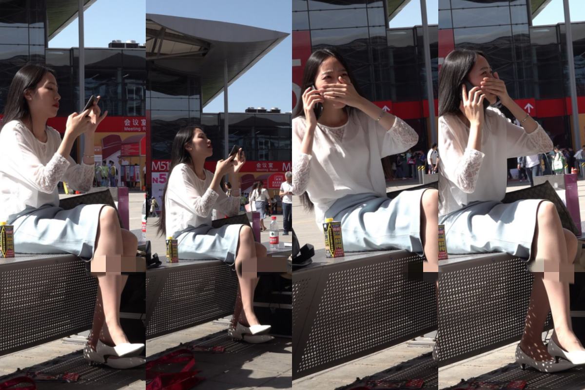 4K - 打电话的小姐姐 [1.37 GB/MP4]