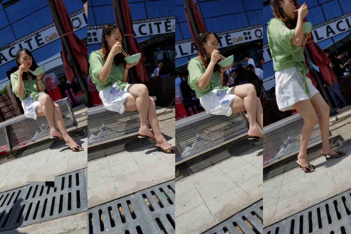 4K - 展会场外吃午饭的青春小姐姐 [630 MB/MP4]