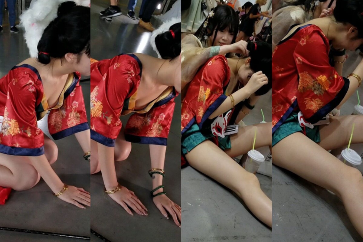 4K - 漫展cos的美眉, [1.19 GB/MP4]