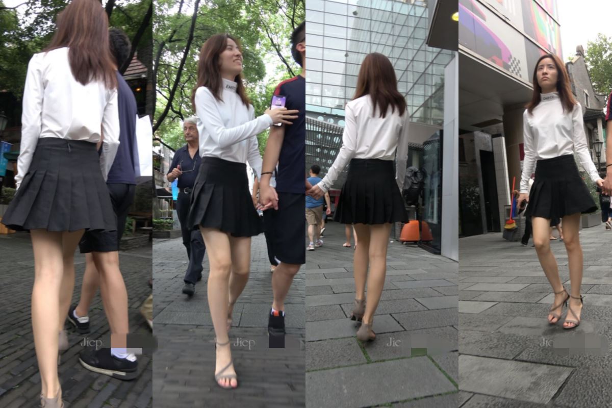 4K - 街拍跟拍短裙女友 [1.69 GB/MP4]