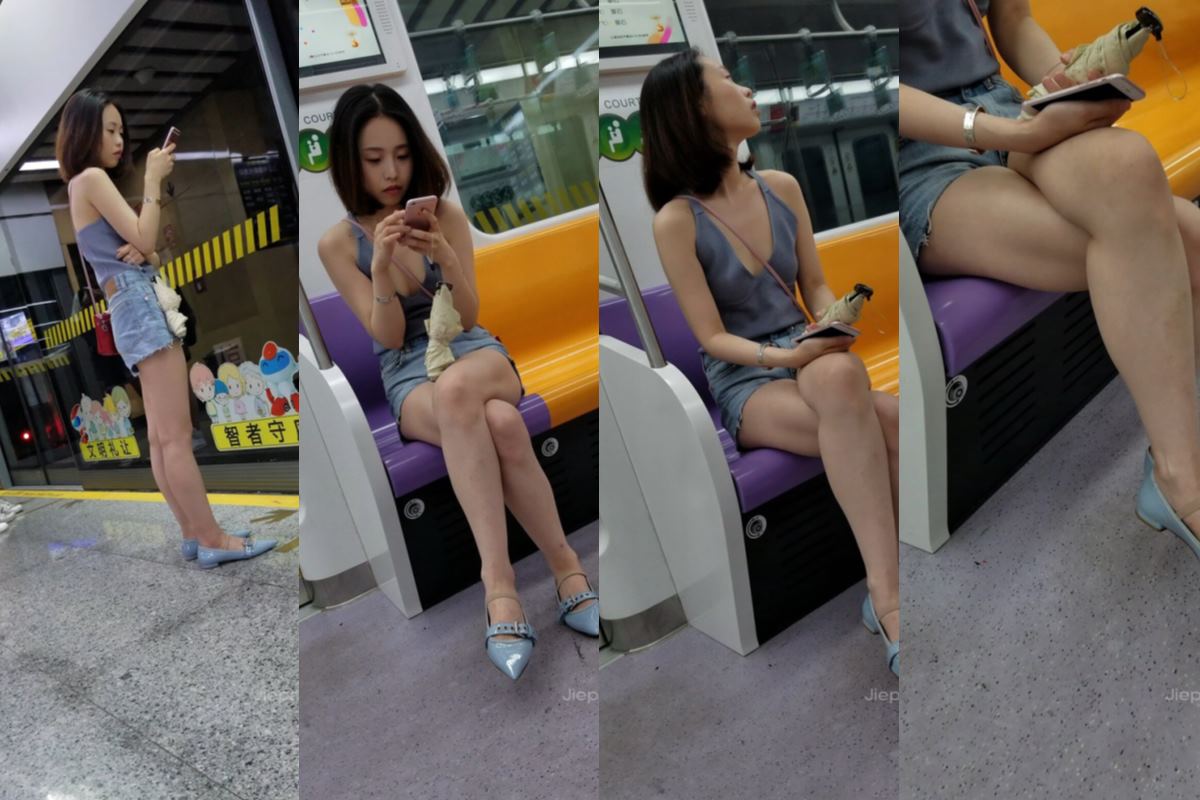 4K - 地铁站偶遇到的超正点姑娘 [1.41 GB/MP4]