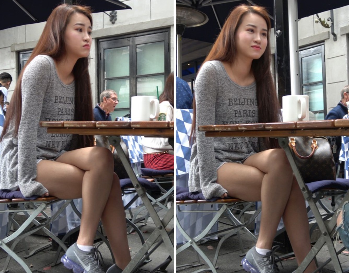 4k-街拍跟男友约会的热裤美腿小姐姐 [2.05 GB]