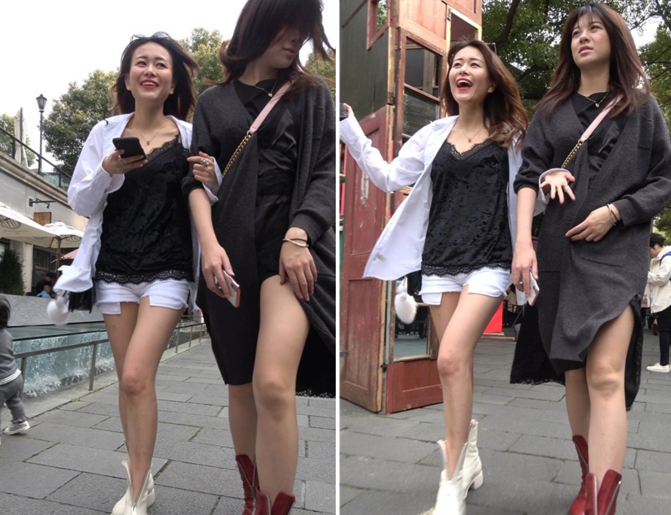 4k-街拍青春洋溢春风满面的美腿热裤美女 [1.79 GB]