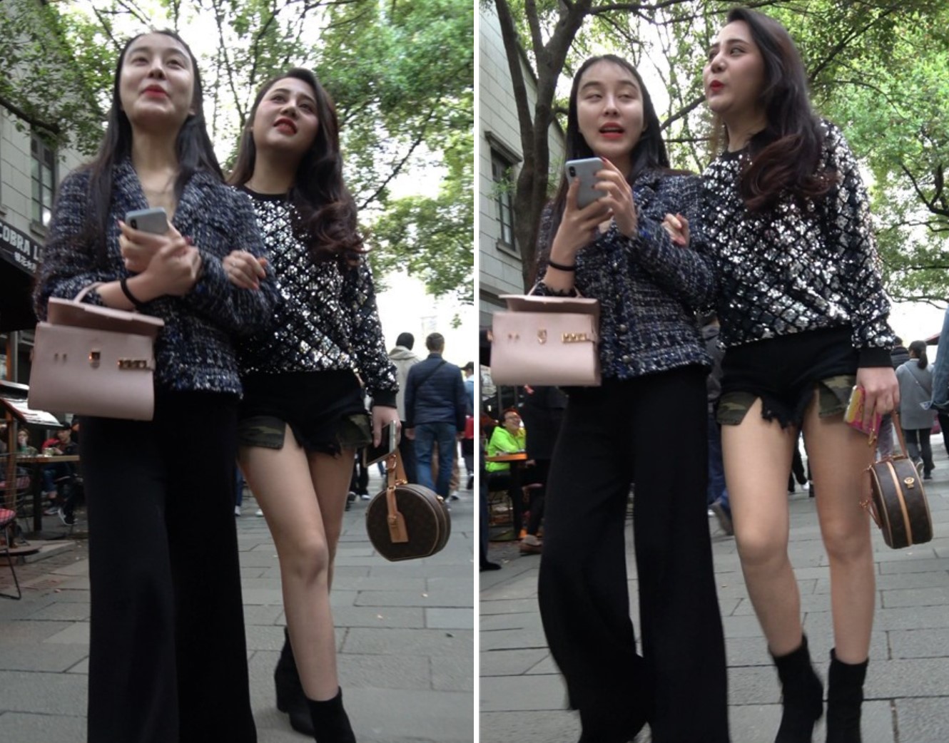 4k-街拍娇艳欲滴的热裤白皙美腿美女 [1.39 GB]