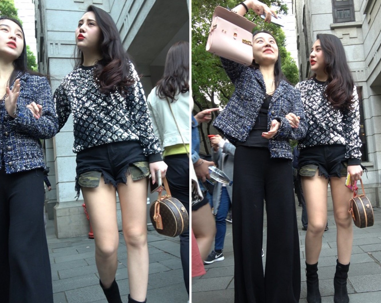 4k-街拍娇艳欲滴的热裤白皙美腿美女 [1.39 GB]