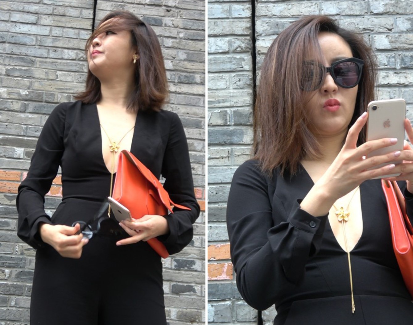 4k-低胸V领劲爆火辣身材的高挑黑衣性感女神 [1.81 GB]