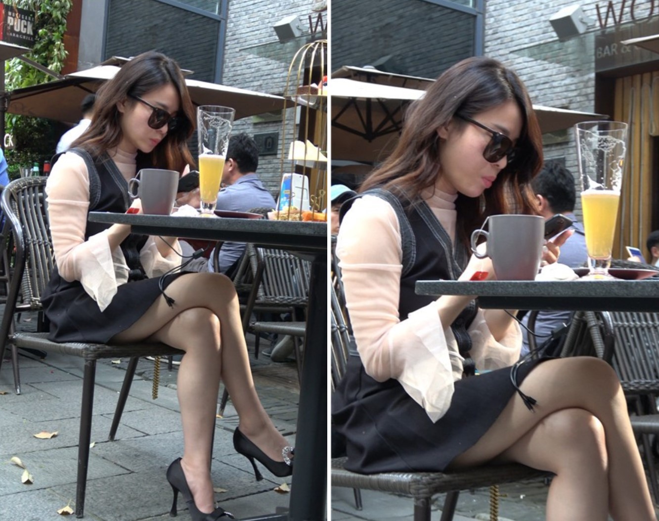 4k-街拍极品白皙美腿高跟鞋小资翘女郎 [1.16 GB]