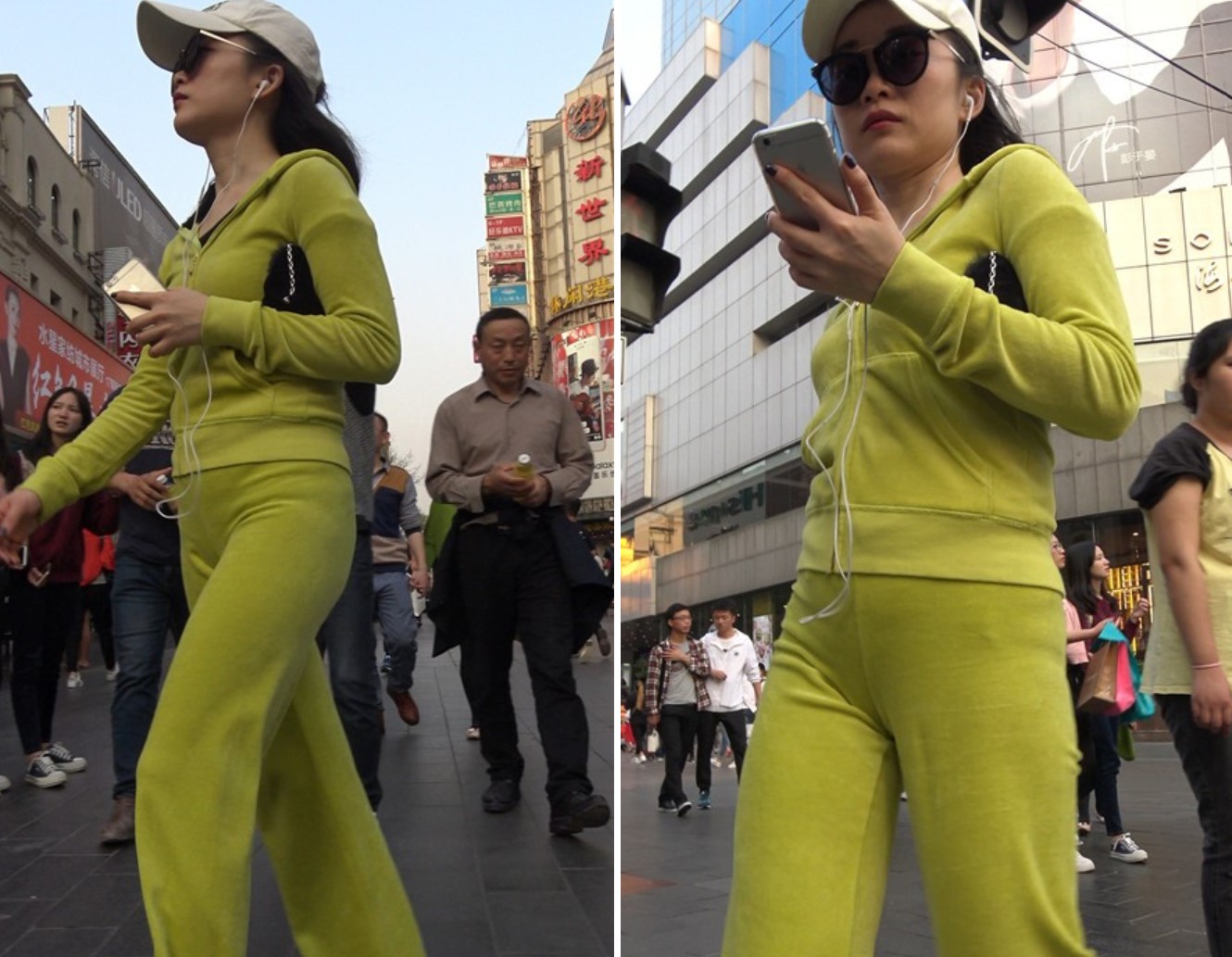 4k-鸭舌帽运动装街拍美女第一季 [878 MB]