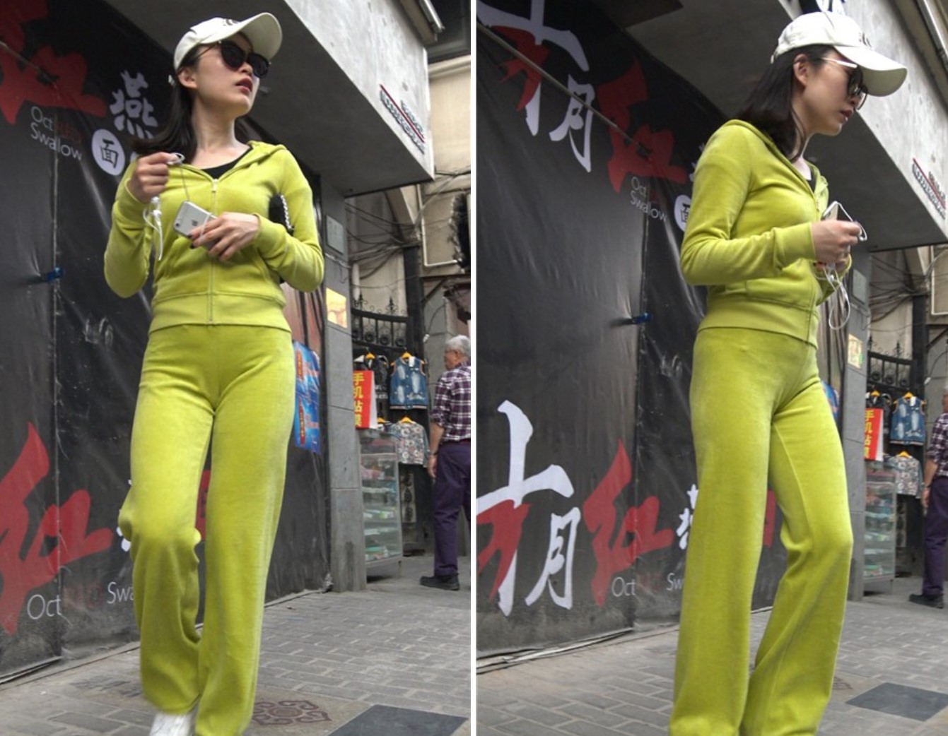 4k-鸭舌帽运动装街拍美女第一季 [878 MB]