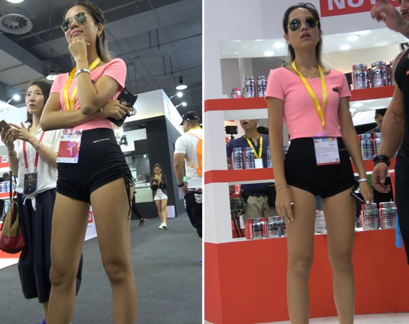 4k-粉T恤紧身热裤翘臀靓模 [1.81 GB]