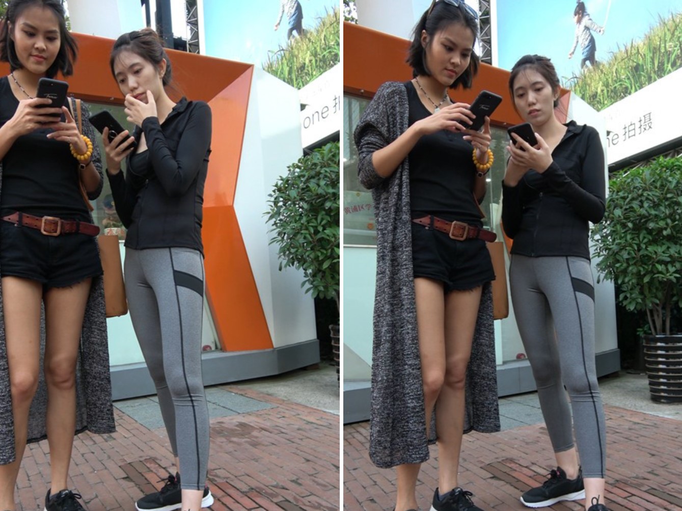 4k-灰色紧身弹力裤小清新街拍美女第二集 [2.24 GB]