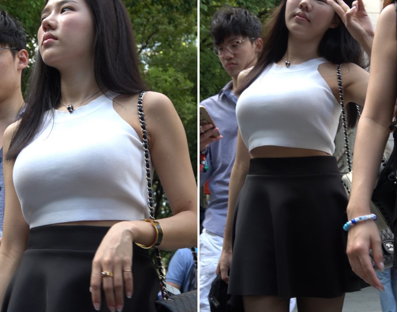 4k-皮裙黑色高跟鞋美腿街拍美女 [1.08 GB]