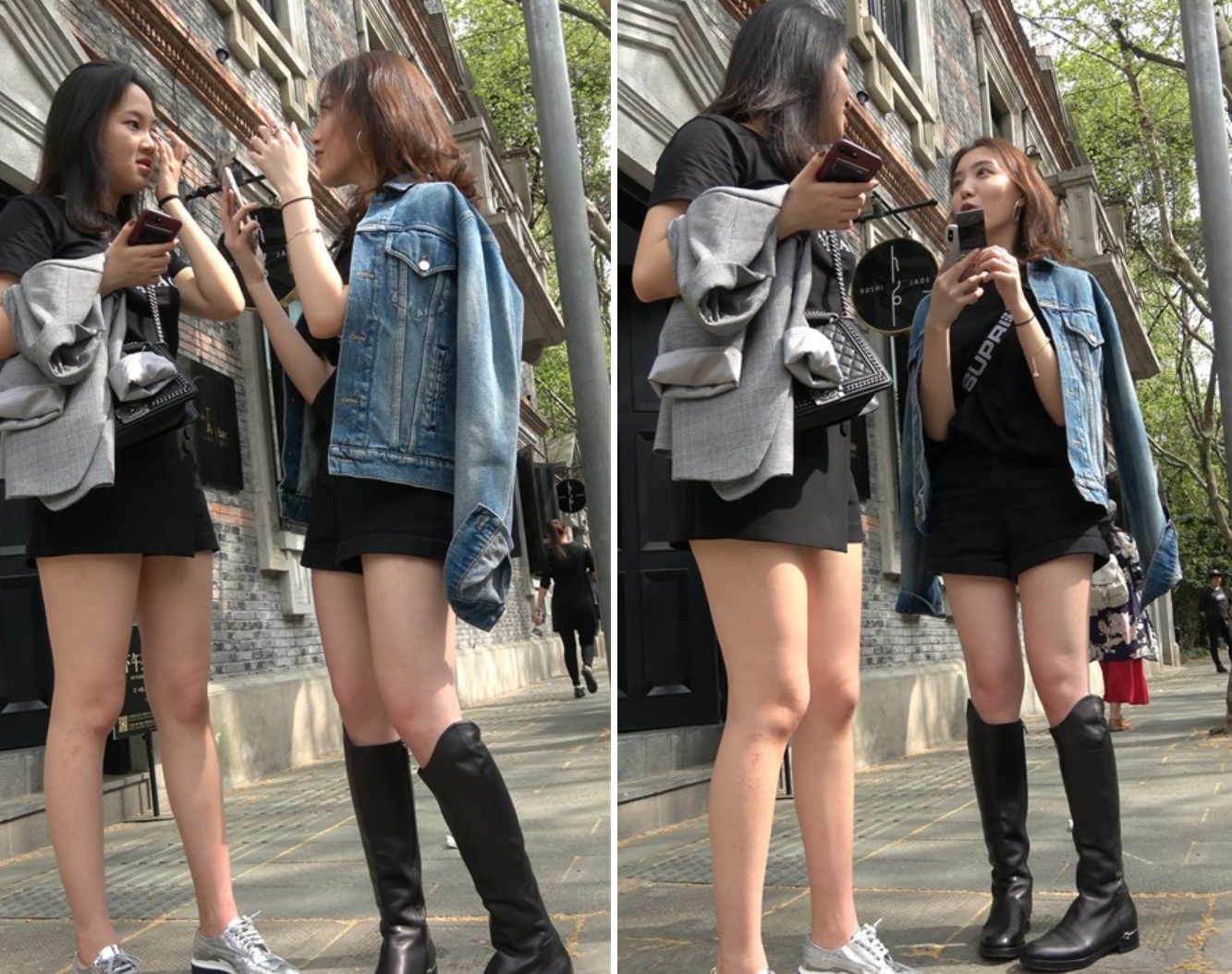 4k-超性感街拍美腿姐妹花 [1.62 GB]