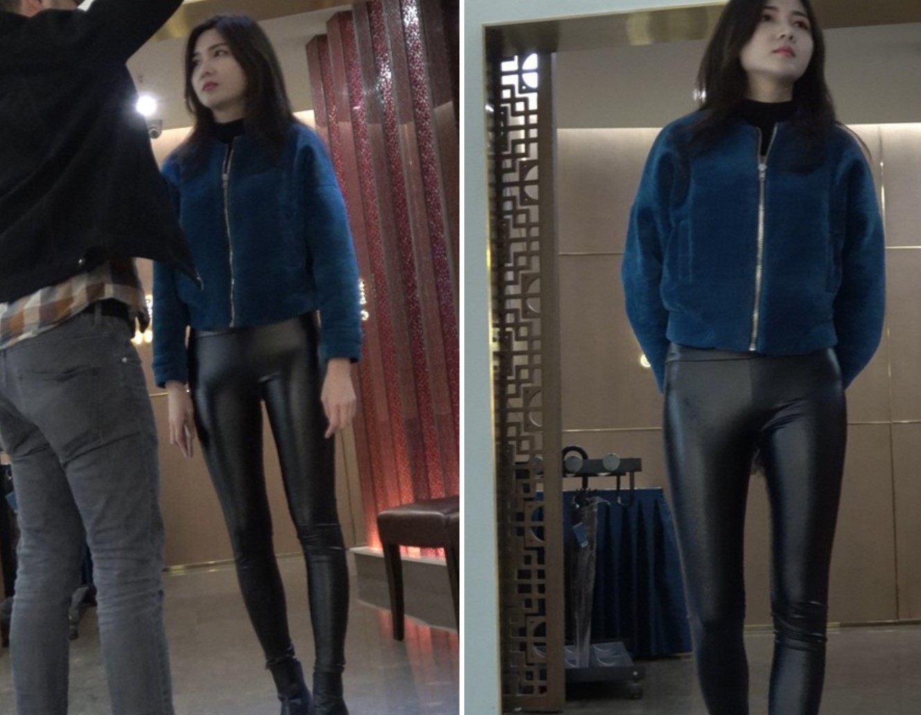 4k-极品身材街拍美臀皮裤女神第三集 [1.98 GB]