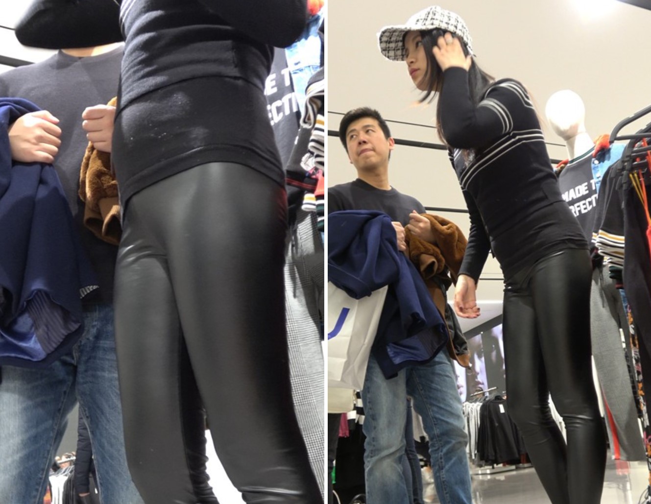 4k-超紧身皮裤街拍秀丽小姐姐美女第一集 [1.52 GB]