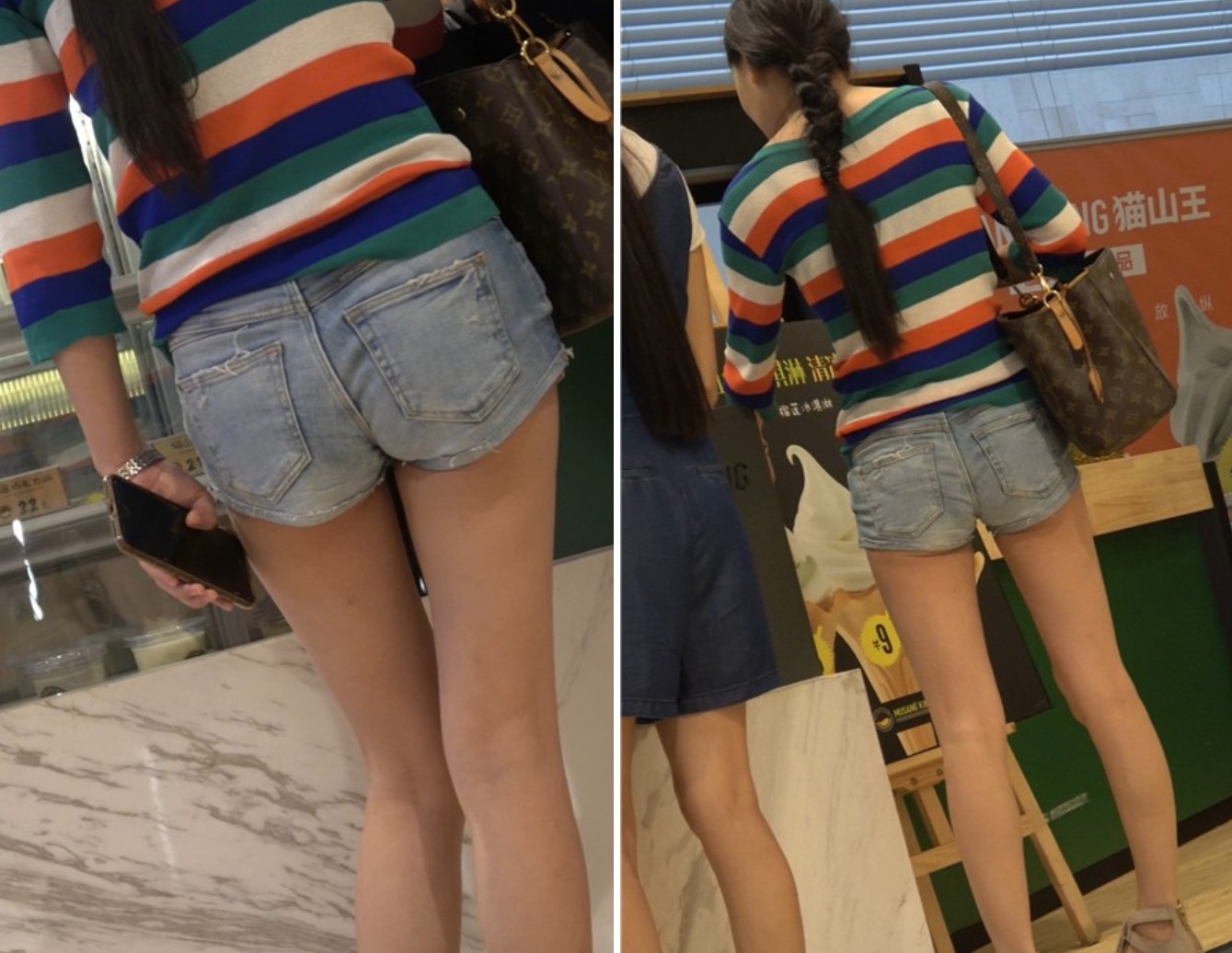 4k-商场偶遇两位超性感高腰热裤美腿美女 [916 MB]