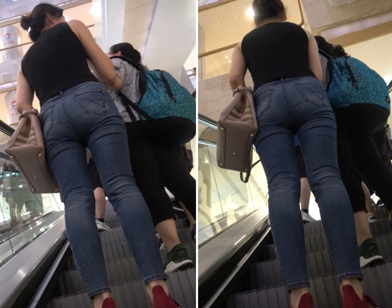 4k-极品紧身蓝牛街拍美臀性感美女 [1.13 GB]