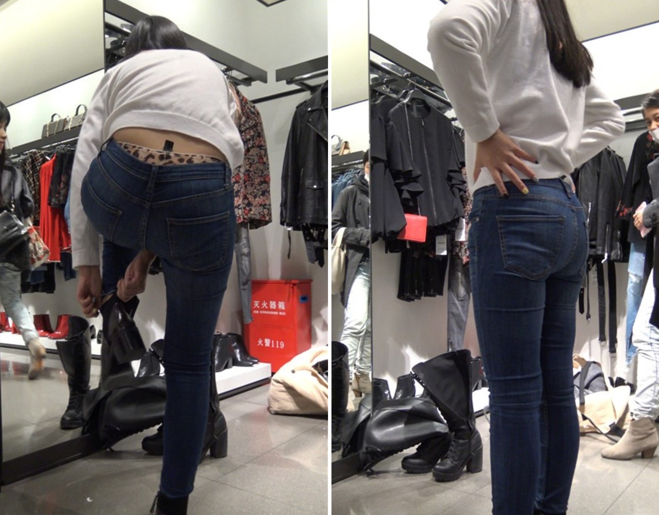 4K-超性感紧身蓝牛丰臀美女试鞋第三集 [864 MB]