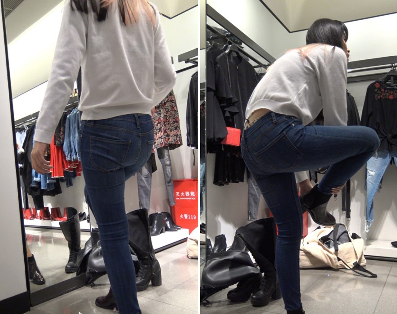 4K-超性感紧身蓝牛丰臀美女试鞋第三集 [864 MB]