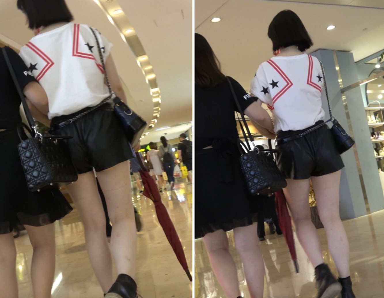 4K-白衬衫黑裤街拍白皙美腿性感少妇 [815 MB]