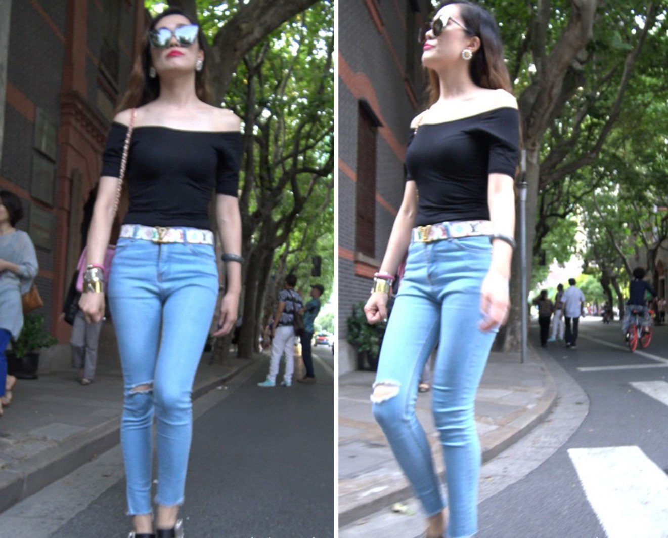 4K-超性感火辣身材紧身蓝牛大美女第二集 [779 MB]