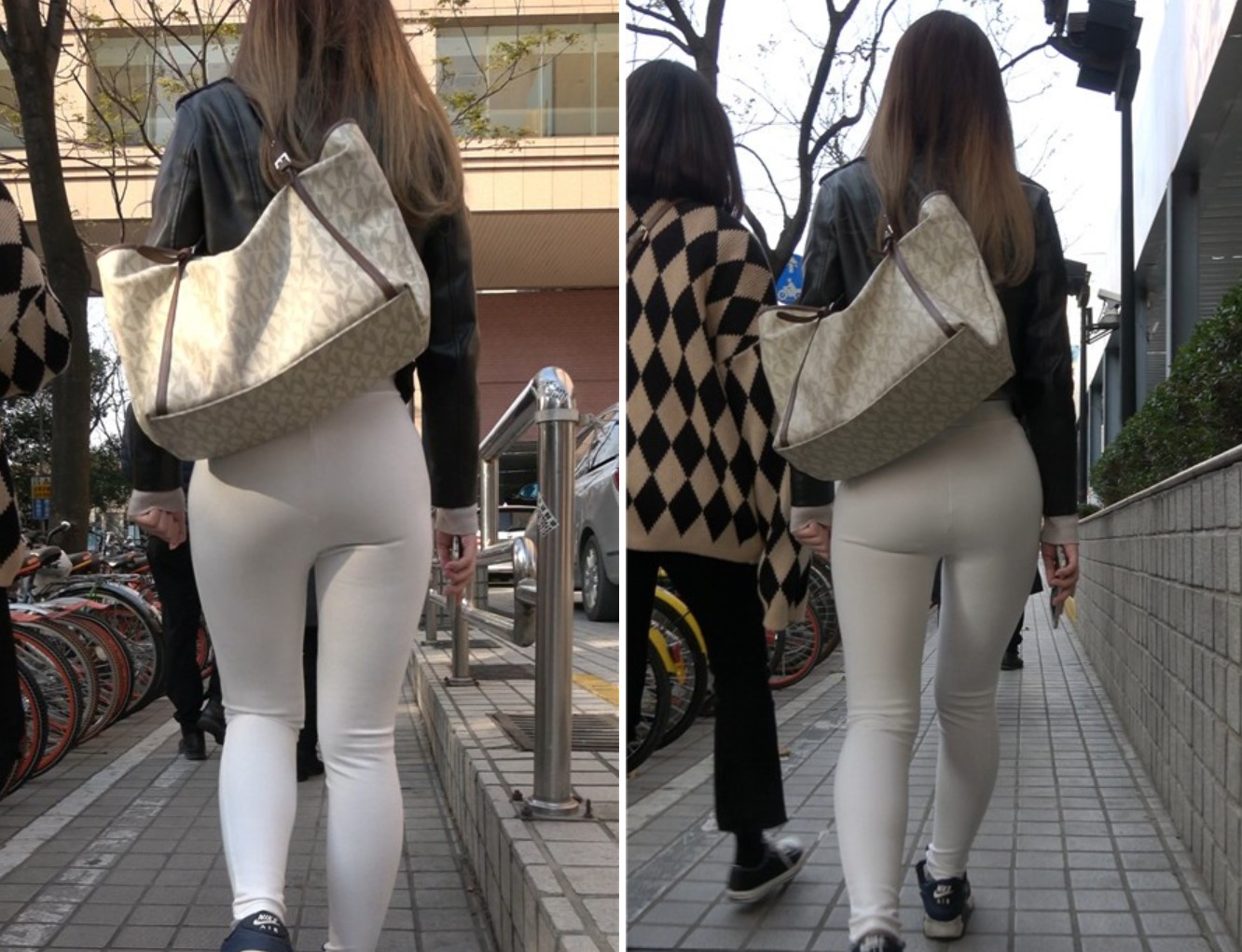 4K-街拍极品紧身白裤丰腴美臀性感美女第三集 [1.17 GB]