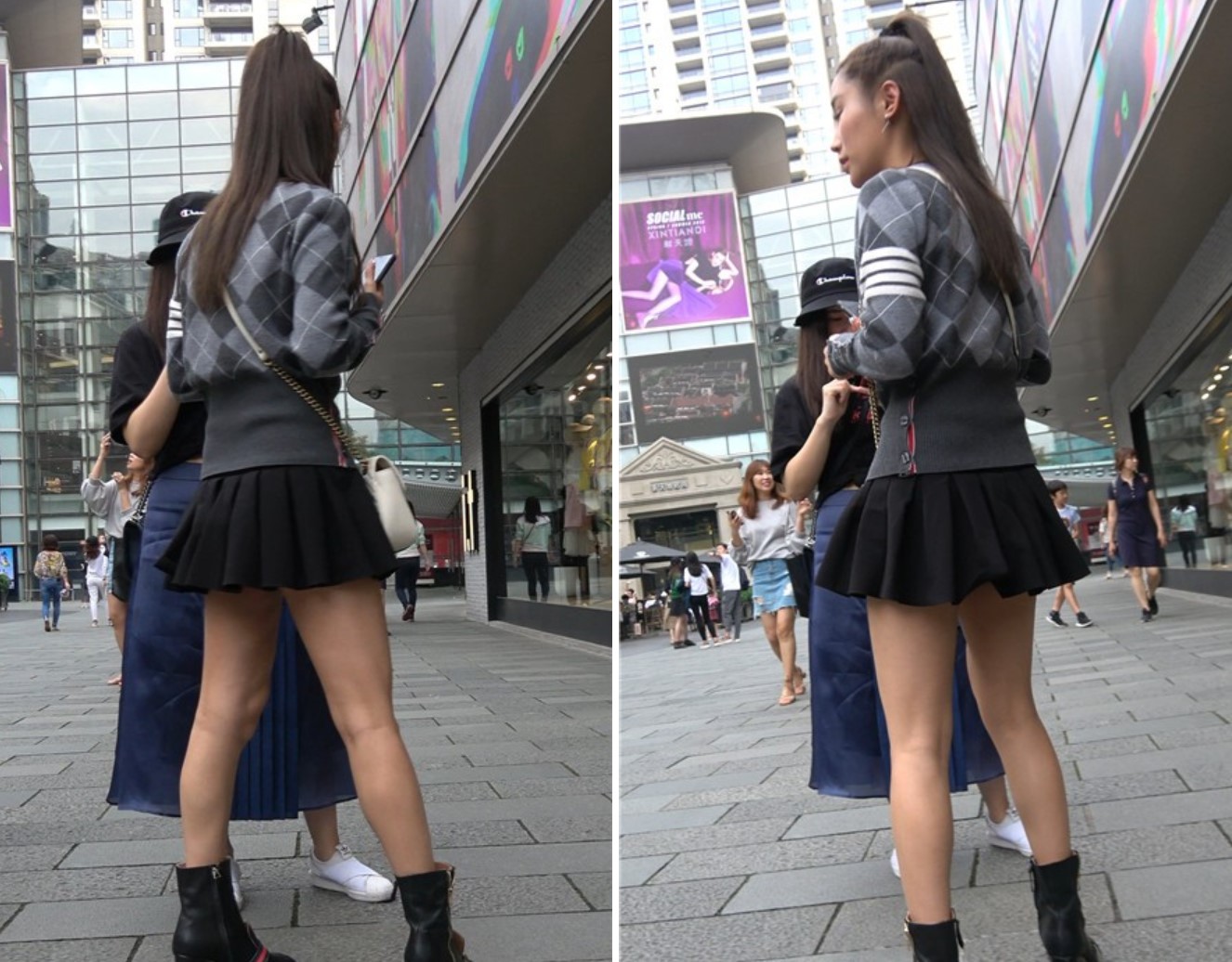 4K-极品白皙美腿短裙性感马尾辫气质美女姐姐 [742 MB]