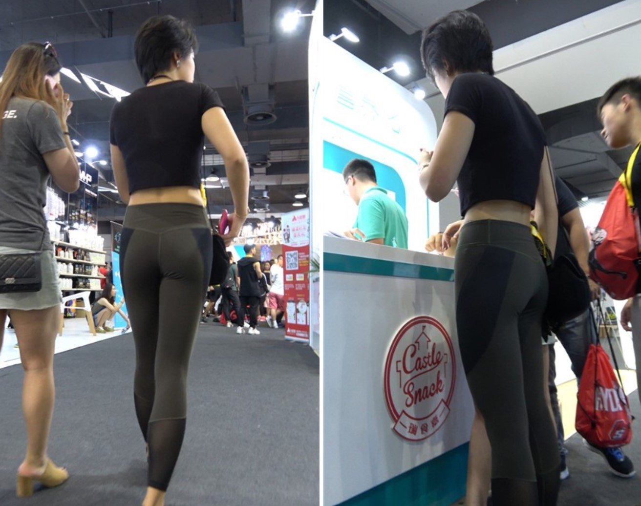 4K - 极品身材黑色紧身弹力裤小蛮腰美女第二集 [1.05 GB]