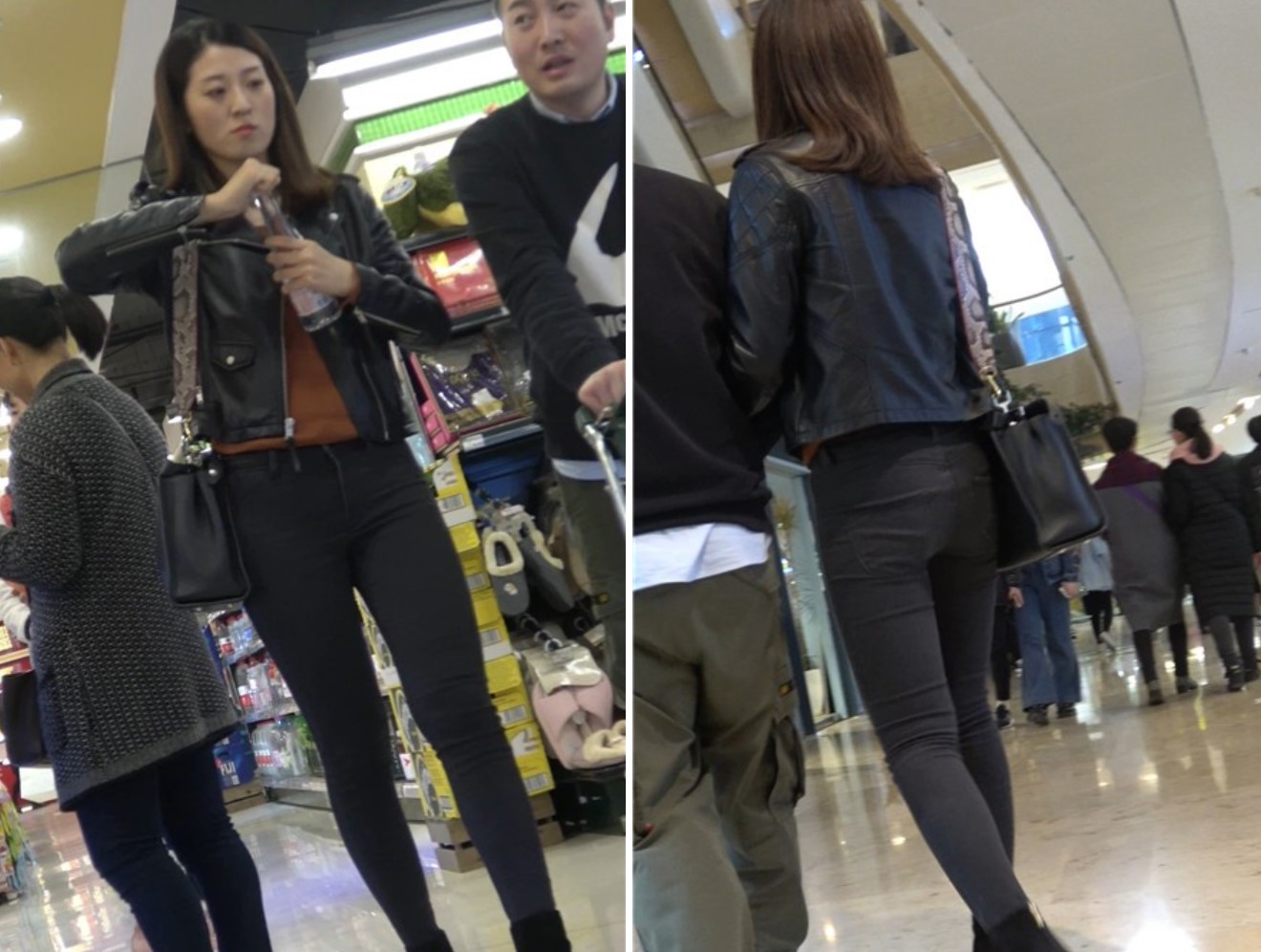 4K 商场偶遇黑衣黑裤气质美女 [927 MB]