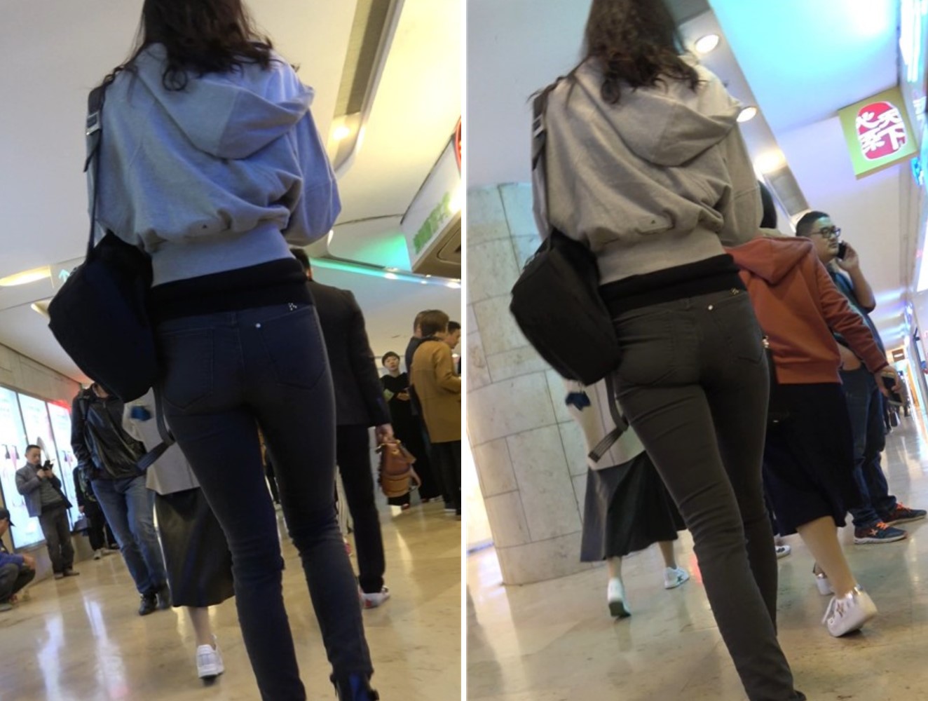 4K逛商场的紧身牛仔MM [0.99 GB]