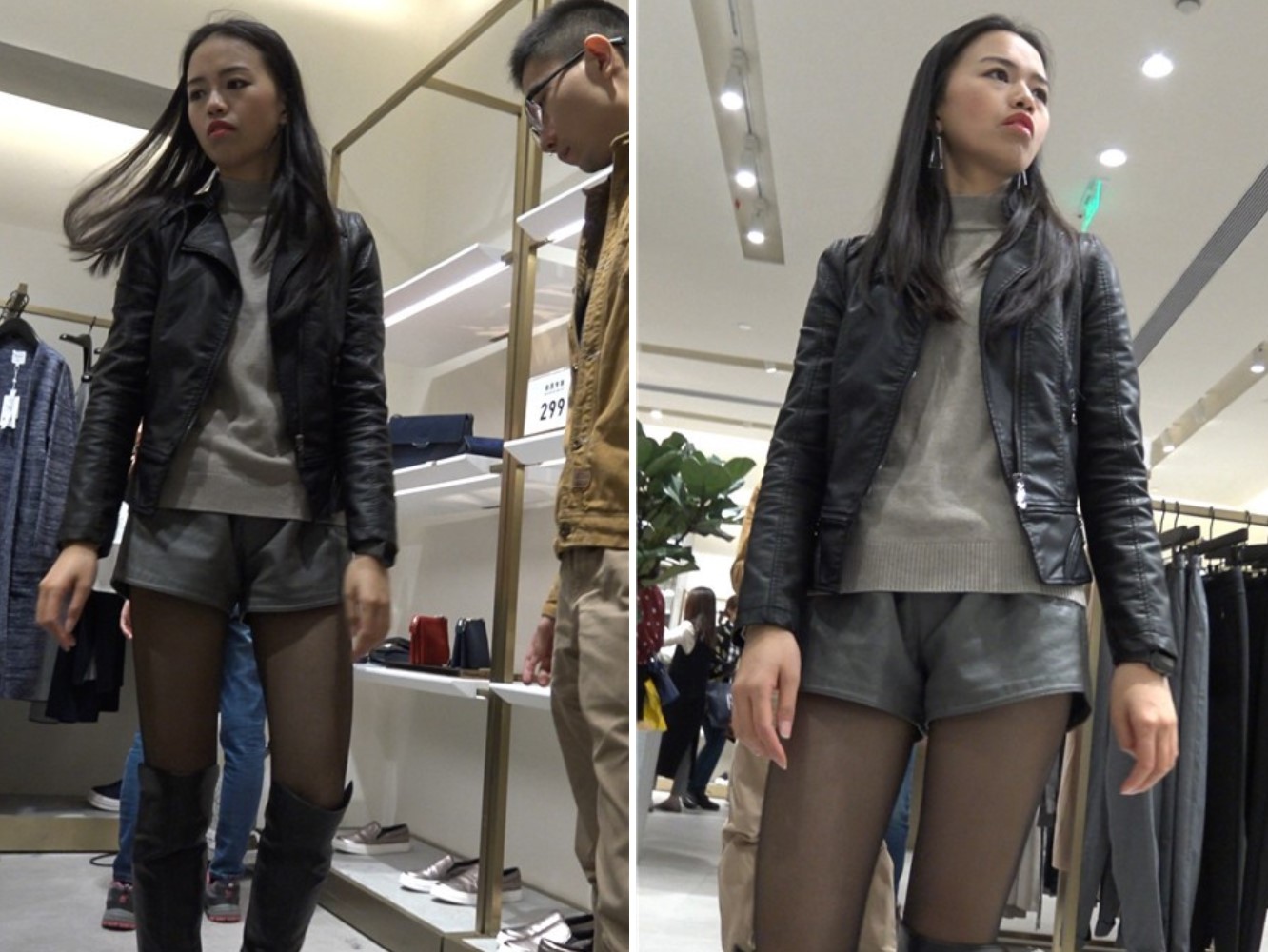 4K火辣身材黑丝美腿MM逛商场 [1.15 GB]