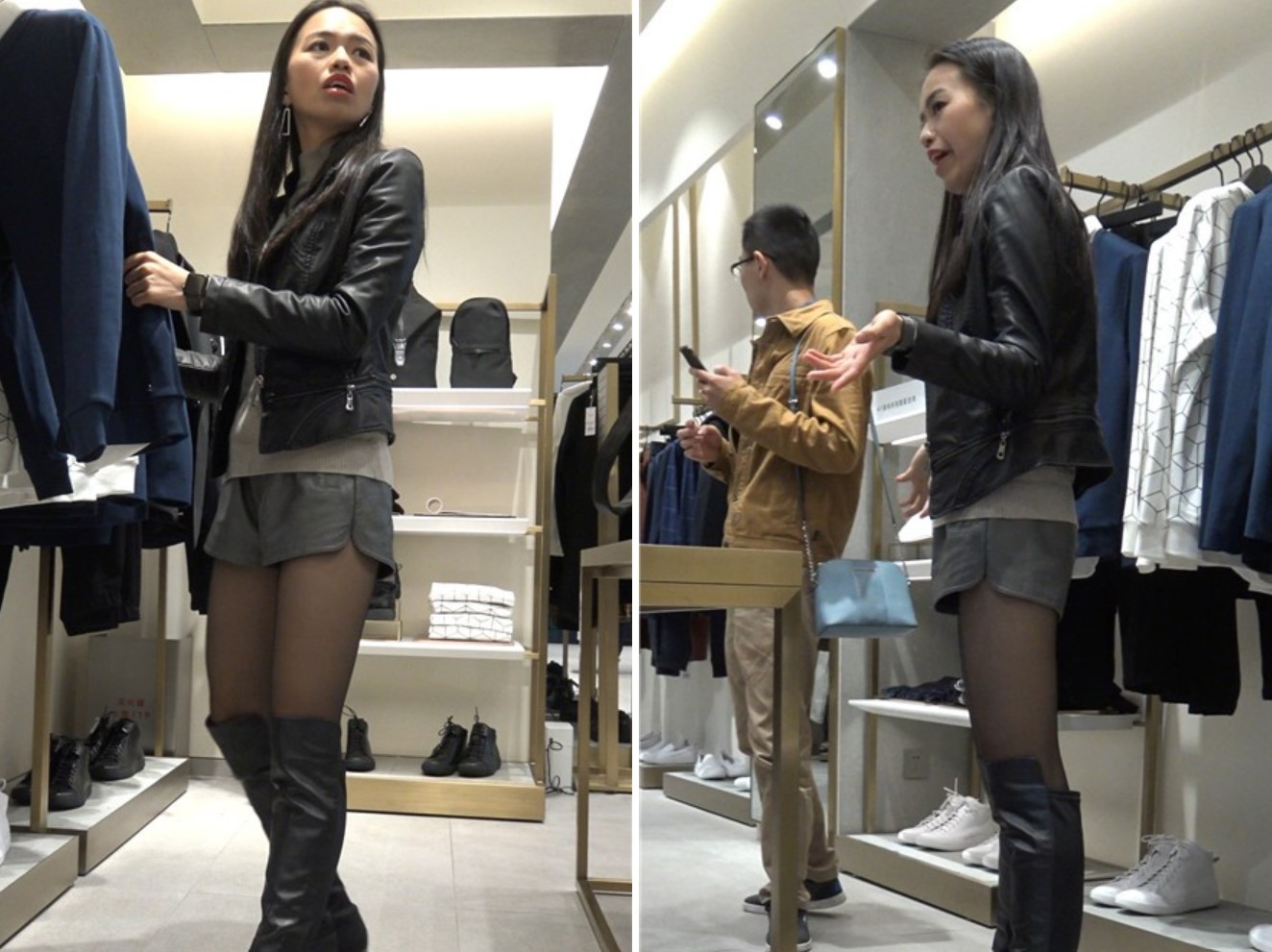 4K火辣身材黑丝美腿MM逛商场 [1.15 GB]