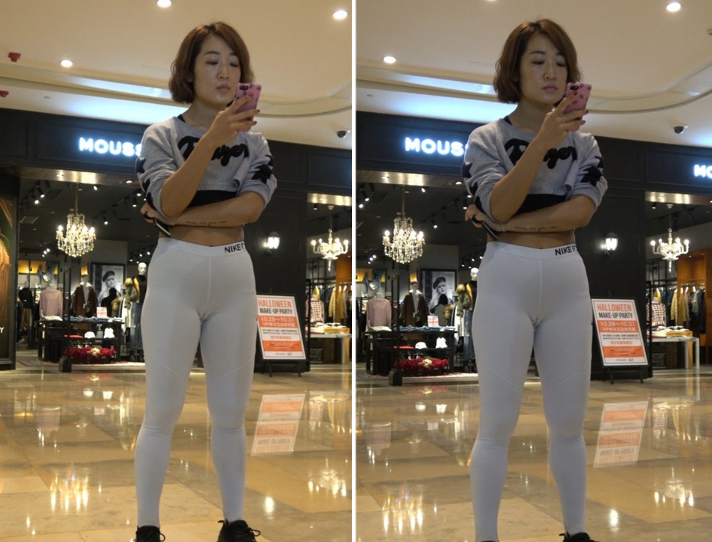 4K - 街拍紧身瑜伽裤肥臀美女第一季 [698 MB]