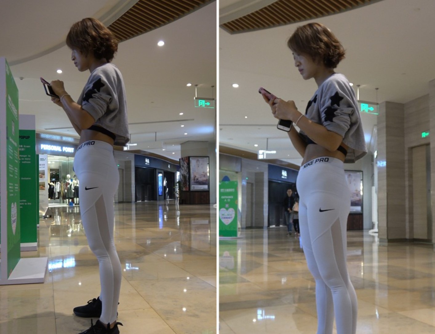 4K - 极品紧身瑜伽裤肥臀街拍美女第二季 [1.23 GB]