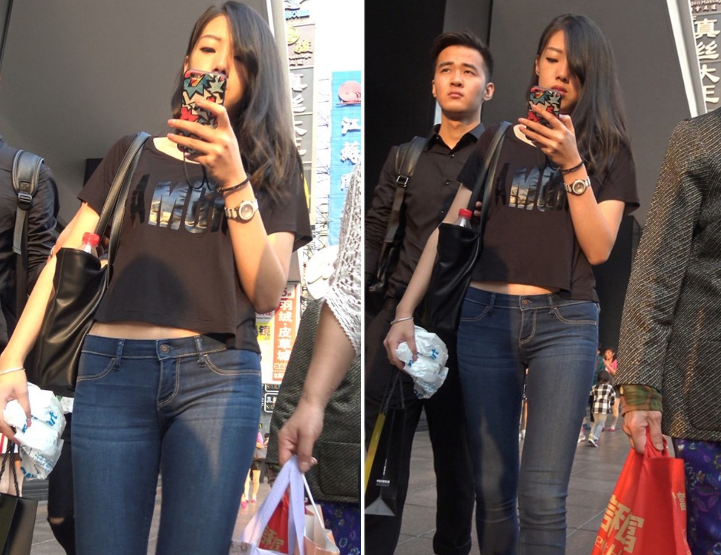 4K 性感紧身牛仔裤美女姐姐 [642 MB]