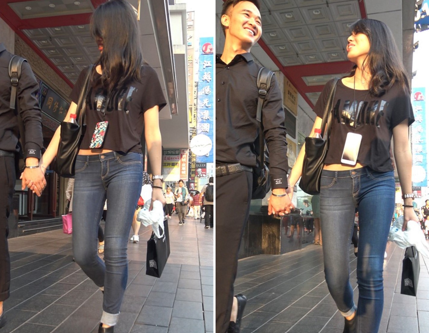 4K 性感紧身牛仔裤美女姐姐 [642 MB]