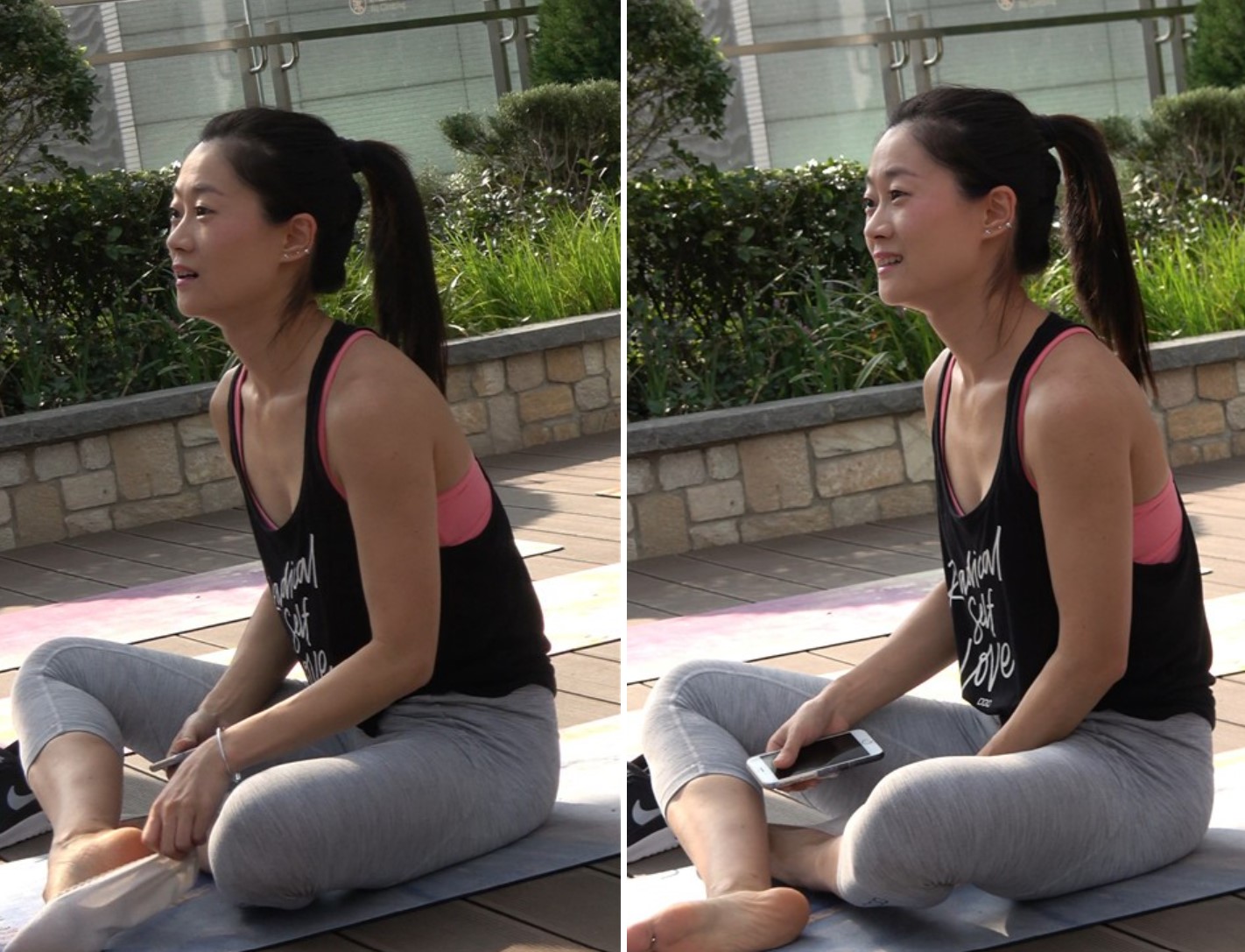 4K 练瑜伽的紧身弹力裤街拍美臀美女 [1.58 GB]