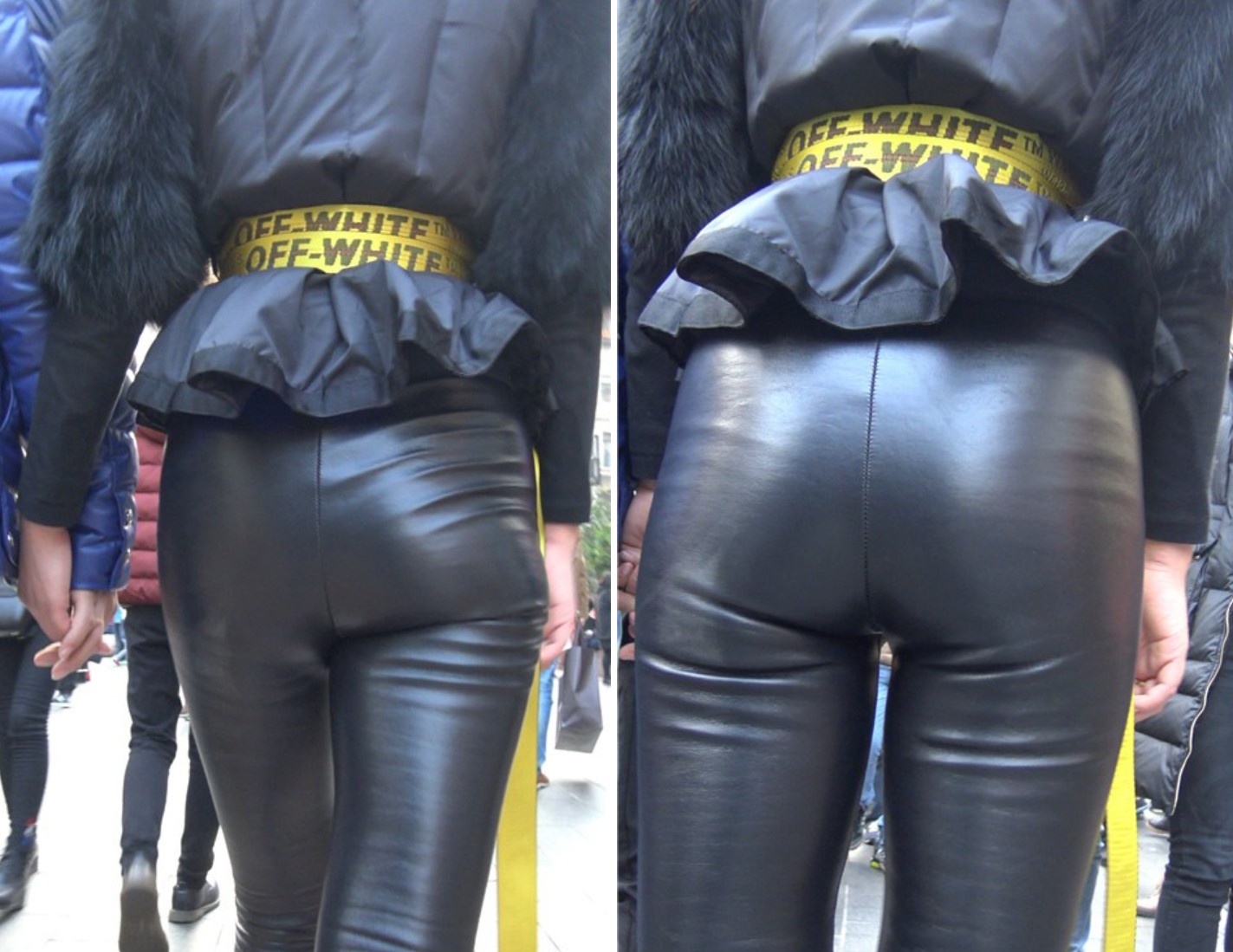 4K 皮裤美臀性感街拍美女第二季 [1.45 GB]