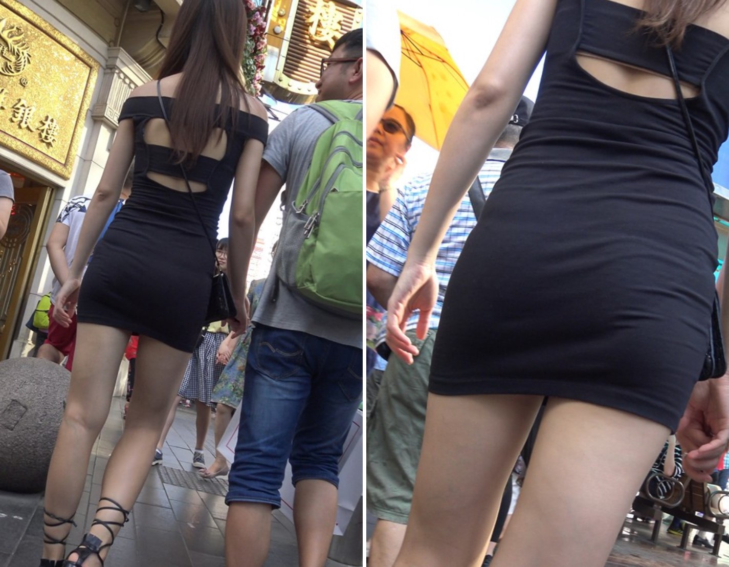 4K 高贵气质短裙美腿街拍美女第二季 [962 MB]