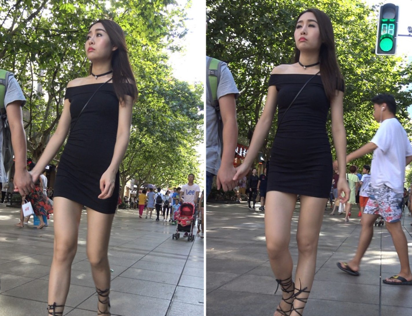 4K 高贵气质短裙美腿街拍美女第二季 [962 MB]