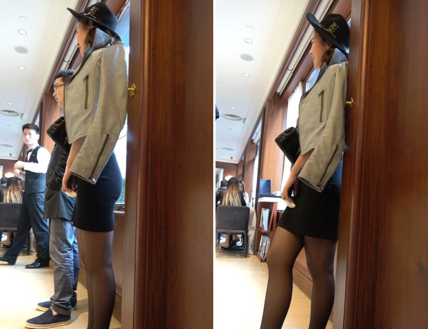 4K 极品性感街拍黑丝美腿短裙美女 [1.37 GB]