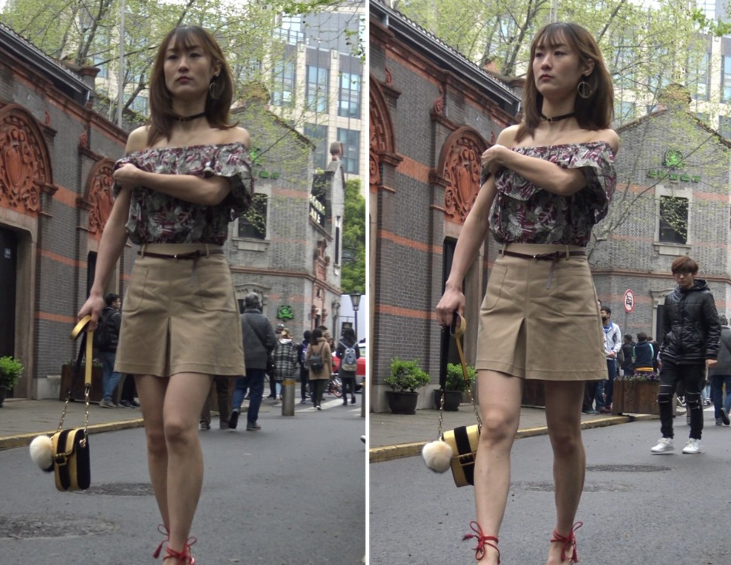 4K 街拍凉高跟性感美腿姐妹 [1.17 GB]