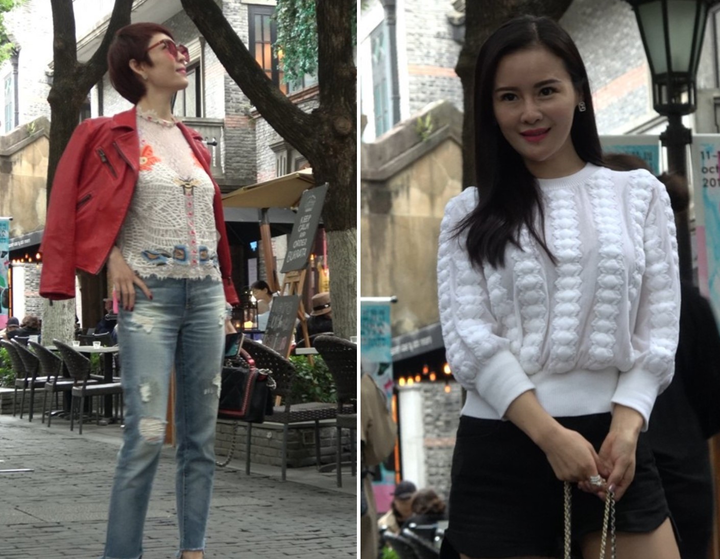 4K 街拍美腿性感姐妹拍照 [1.15 GB]