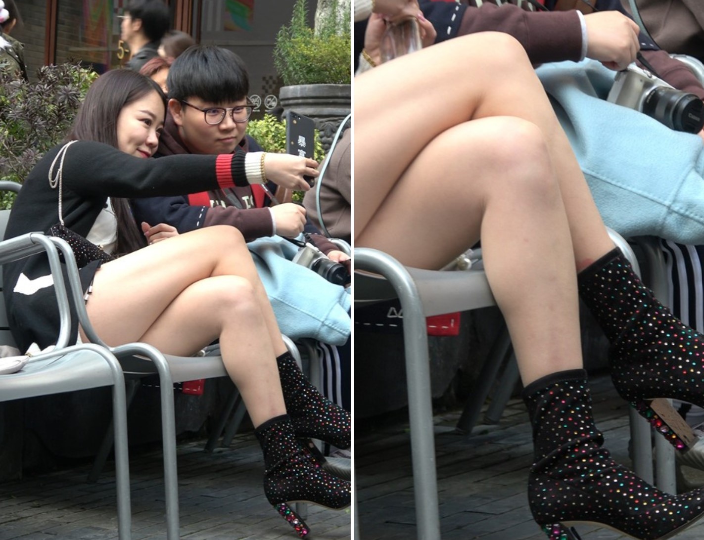 4K 街拍白皙美腿性感高跟美女 [1.67 GB]