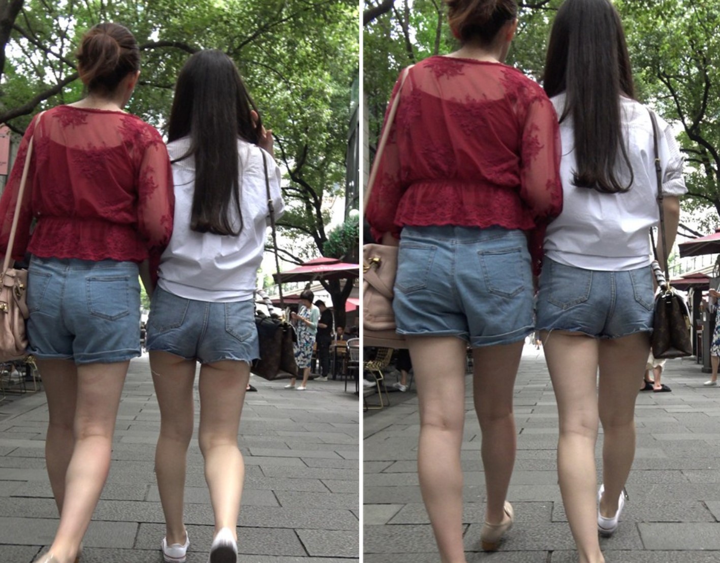 4K 街拍热裤月牙臀美腿年轻姑娘 [1.27 GB]