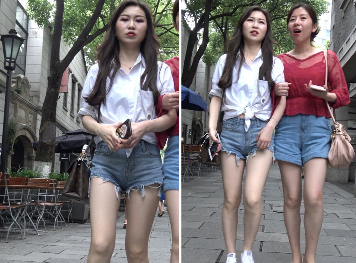 4K 街拍热裤月牙臀美腿年轻姑娘 [1.27 GB]