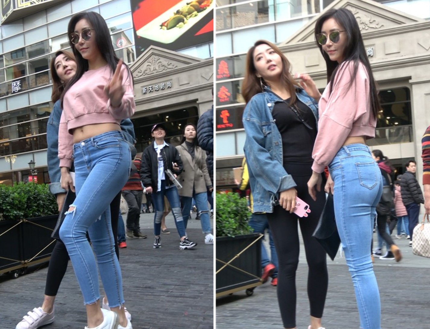 4K 超性感翘臀紧身牛仔美女姐姐 [522 MB]