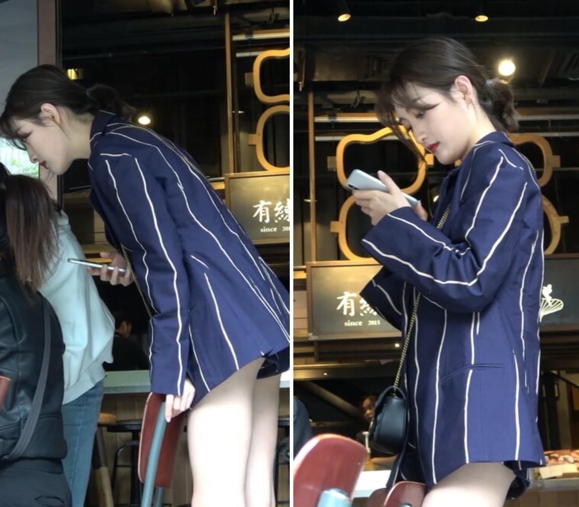 4K - 街拍雪白美腿气质妹子 [1.62 GB]