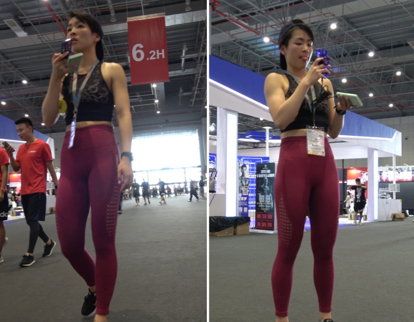 4K 极品紧身翘臀瑜伽裤性感美女