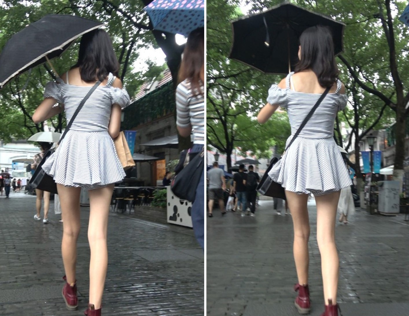 4K 性感的美腿美女